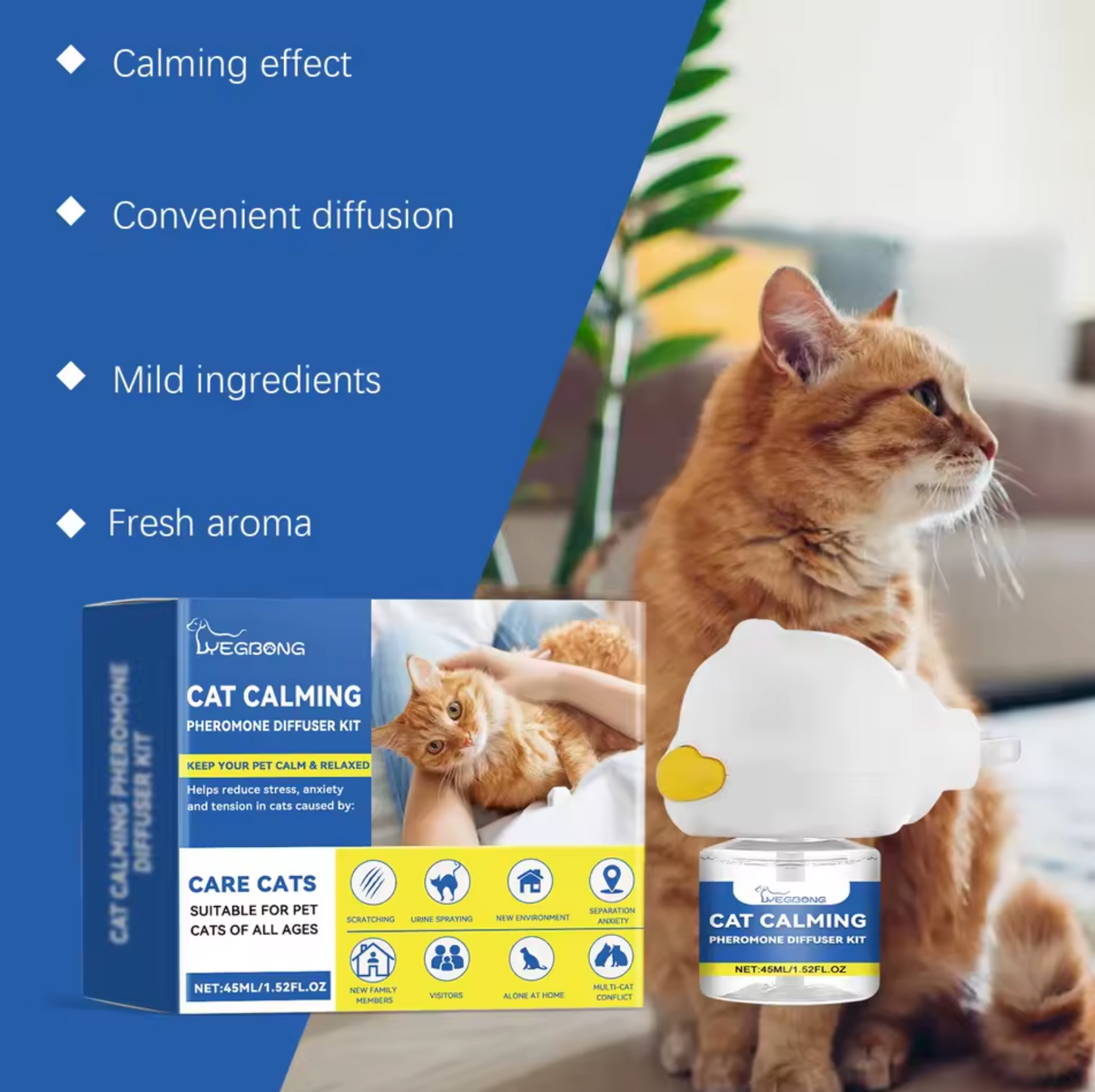 Cats Calming Diffuser Kit